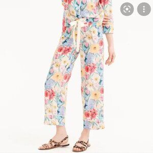 J. Crew Collection Liberty Print Silk Pajama Pants, Wild Floral